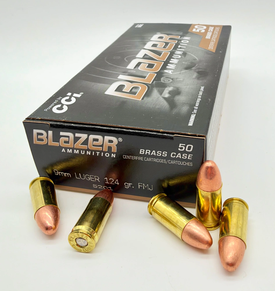 Náboj 9mm Luger CCI BLAZER FMJ 124gr