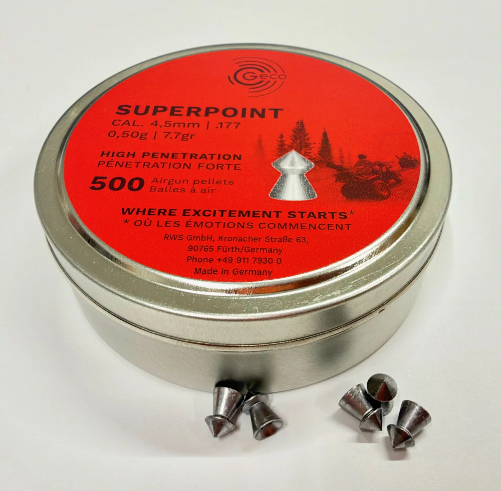 Diabolky GECO Superpoint 4,5mm 500 ks