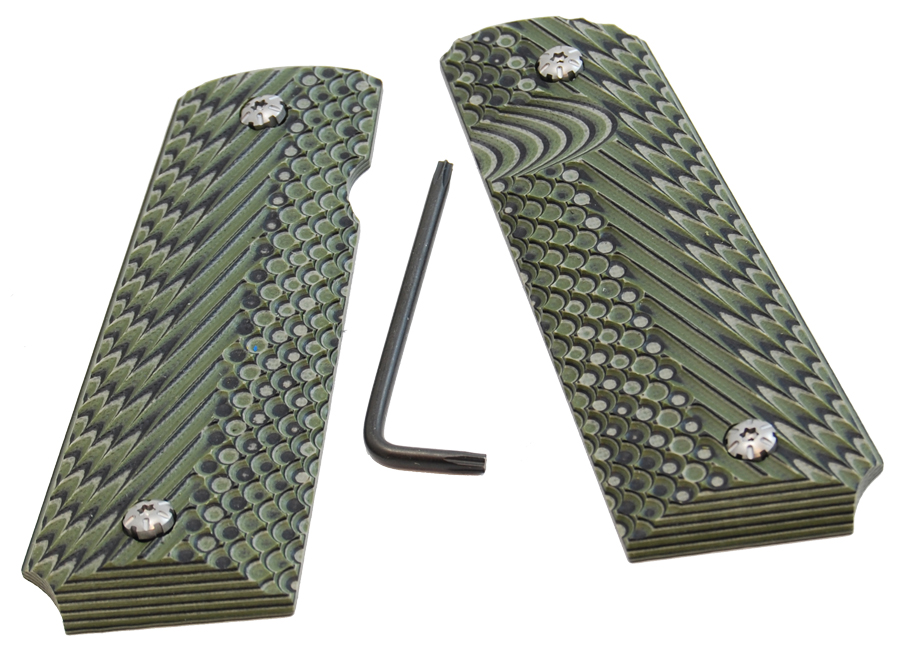 DAA střenky 1911 G10 - zelené