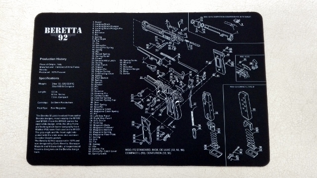 Podložka k čištění pistole