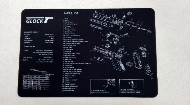 Podložka k čištění pistole