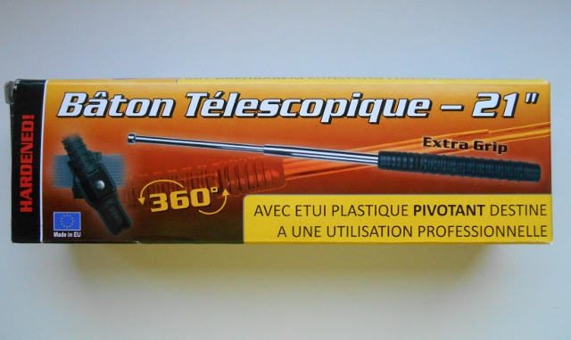 Obušek teleskopický kalený 21" - černý