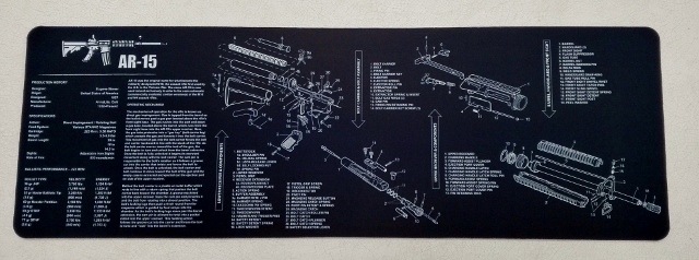 Podložka k čištění pušky