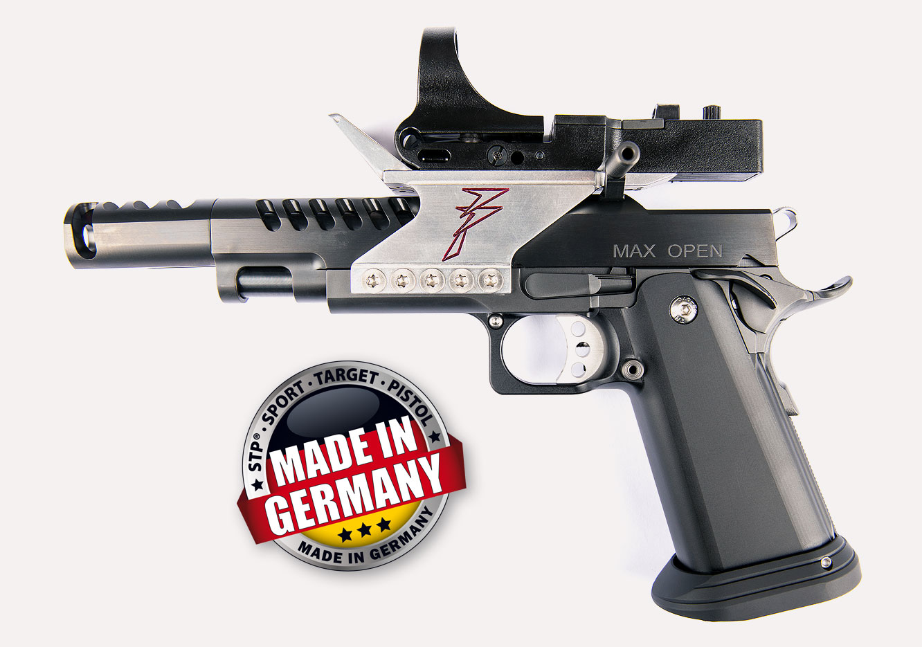 Pistole STP - MAX OPEN 5.0