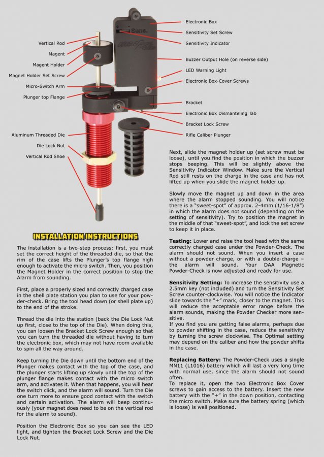 DAA Magnetic Powder Check