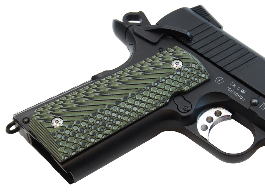 DAA střenky 1911 G10 - zelené