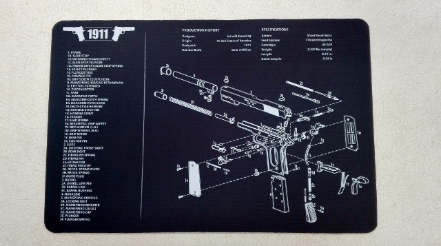 Podložka k čištění pistole