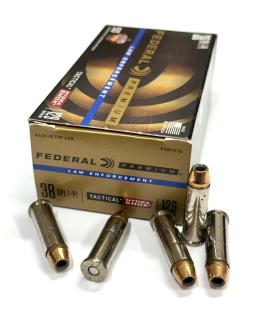 Náboj .38 Speciál + P FEDERAL Hydra Shock 129gr JHP