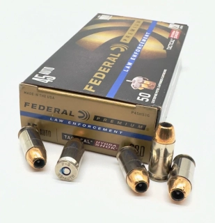 Náboj .45 ACP 230gr JHP Federal Tactical Hydra Shok