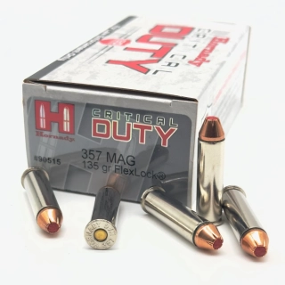 Náboj .357 Magnum Hornady JHP FlexLock 135gr