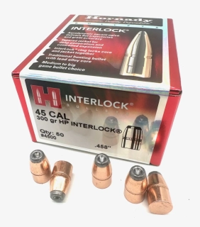 Střely Hornady .45 (.458) HP InterLock 300gr