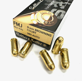 Náboj 9mm Browning FMJ S&B