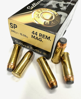 Náboj .44 Remington Magnum Sellier & Bellot SP 240gr