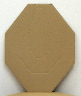 IPSC terč 57x45 cm hnědo-bílý