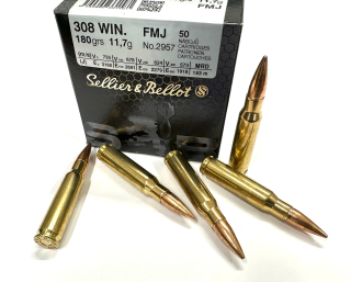 Náboj .308 Win FMJ 180gr Train - sypané 50 ks