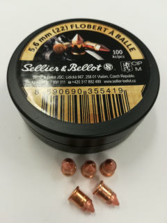 Náboj 22 flobert - špička 1,15g - S&B