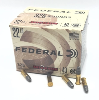 Náboj .22 LR Federal Auto Match 40gr, bal. 325ks