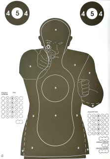 Terč FBI POLICEJNÍ PARKUR 48x75cm