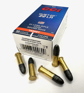 Náboj .22 LR CCI Quiet-22 40gr