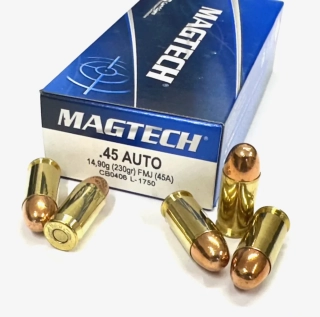 Náboj .45 AUTO / ACP 230gr FMJ MAGTECH